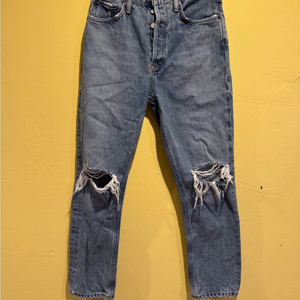 Agolde Riley Distressed Jeans Size 26